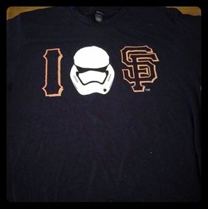 San Francisco giants Star Wars t-shirt